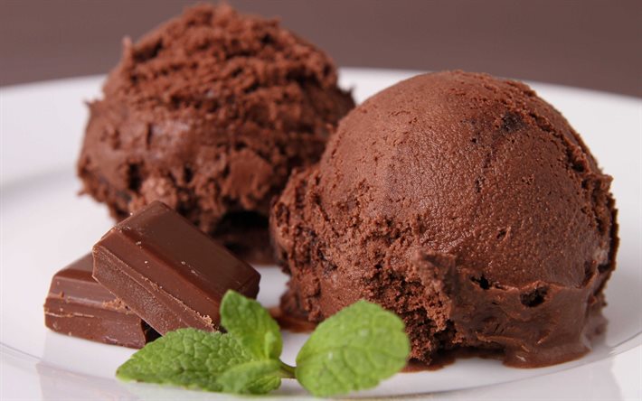 फोटो, चॉकलेट, टकसाल, shokoladne morozivo, चॉकलेट आइसक्रीम