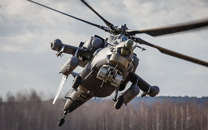 helikopteri-tykkialukset, mi-28, venäjän ilmavoimat