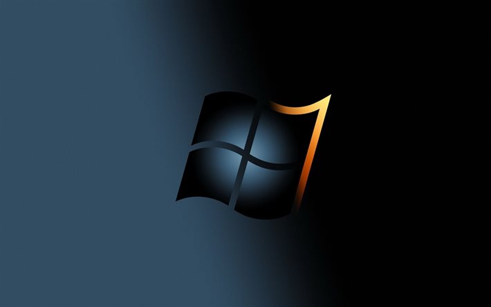 windows 7, el logotipo de windows 7
