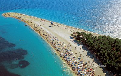 Dalmaçya, Adriyatik Denizi, Hırvatistan plajları, plaj, brac, Hırvatistan, brac ısland