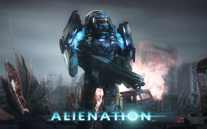 Alienazione, poster, PS4, robot, cyborg