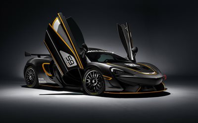 McLaren 570S, GT4, 2016, los coches de carreras, coches deportivos, tuning
