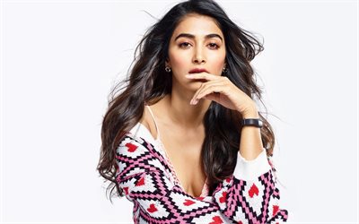 pooja hegde, portrait, actrice indienne, bollywood, photoshoot, maquillage, beaux yeux, mannequin indien