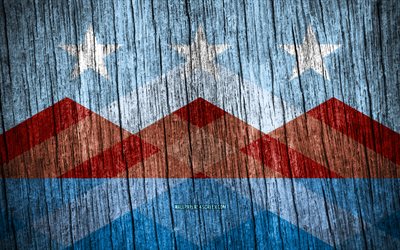 4K, Flag of Peoria, american cities, Day of Peoria, USA, wooden texture flags, Peoria flag, Peoria, State of Arizona, cities of Arizona, US cities, Peoria Arizona