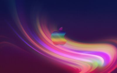 epl, appleのロゴ, 色の背景