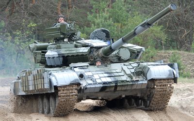 les ukrainiens de l'armée, de réservoir, de t-64bv, l'ukrainien, le réservoir, le t-64
