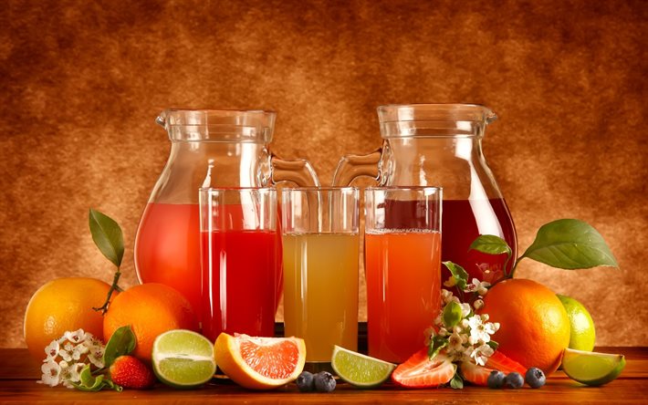 juice, fruktjuicer, frukt