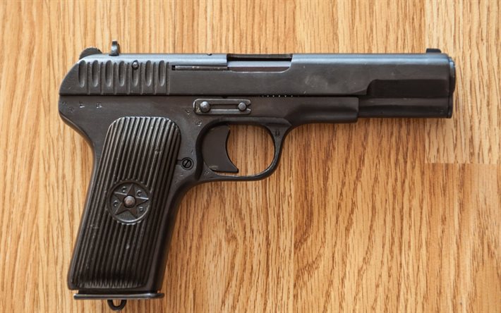 la pistola tokarev, foto di tt, tt pistola, pistole dell'urss