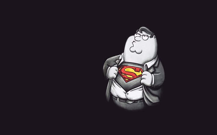 i griffin, griffin superman, superman