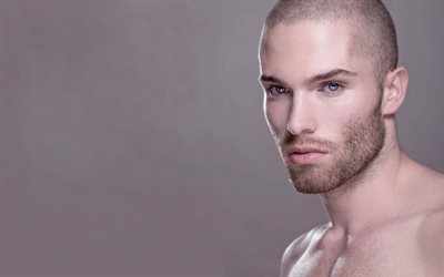एंड्रयू स्केल्टन, पुरुष मॉडल, सुंदर चेहरा