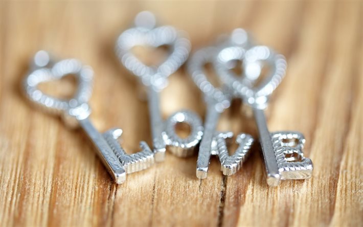 les clés, l'amour