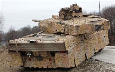 el leopardo, el tanque alemán, el leopard 2a7, alemania