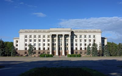 the house of trade unions, ukraine, of america, odessa
