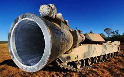 american tank, abrams, m1 abrams, the barrel of the tank
