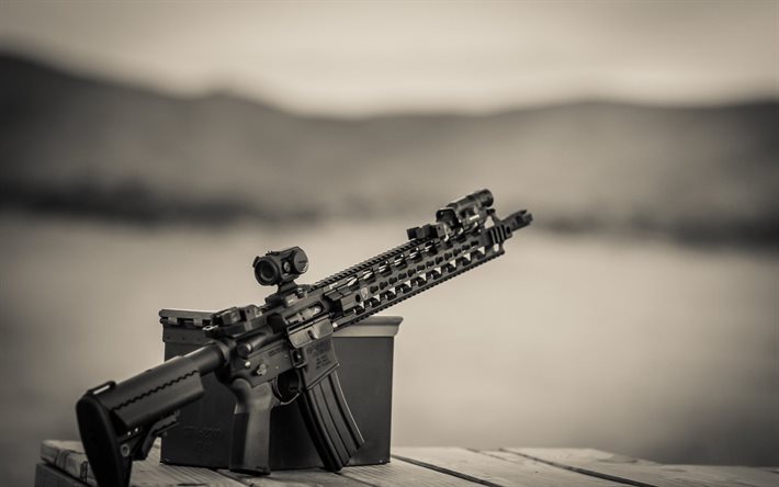 machine, assault rifle