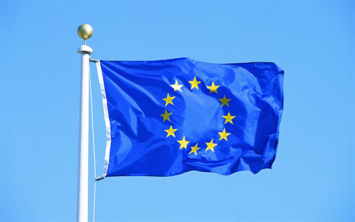 asta di bandiera, bandiera dell'unione europea, l'unione europea, il simbolismo dell'unione europea
