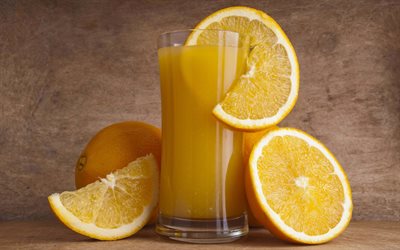 las naranjas, fruta fresca, jugo de naranja, apelsini