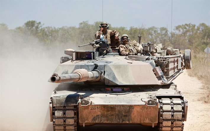 अमेरिकी टैंक, m1a1, अब्राम, रेगिस्तान