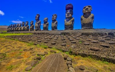 chile, easter island, rapa nui, the pacific ocean