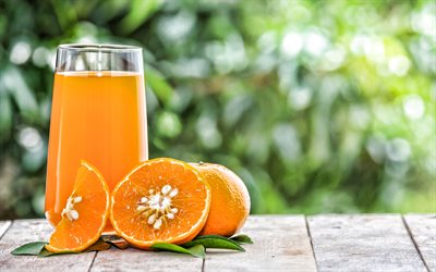 4k, オレンジジュース, 柑橘類, オレンジ, フルーツジュース, 水差しのオレンジジュース, ジュース