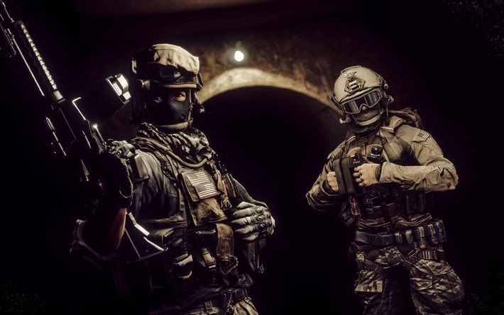 battlefield 4, forças especiais, soldados do exército dos eua, equipamentos, soldados