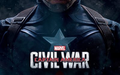 captain america civil war, affisch, filmer 2016