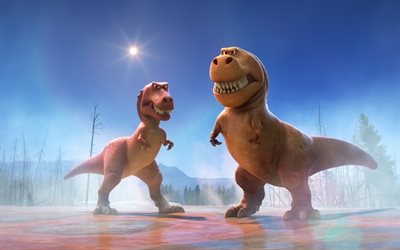 der gute dinosaurier, 2016, zeichen, dinossaur