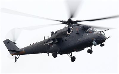 la fuerza aérea de rusia, el mi-35m, helicópteros de combate