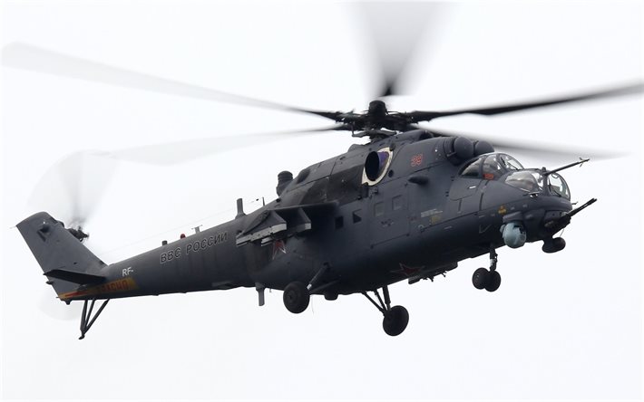 القوات الجوية الروسية, من طراز mi-35m, طائرات هليكوبتر