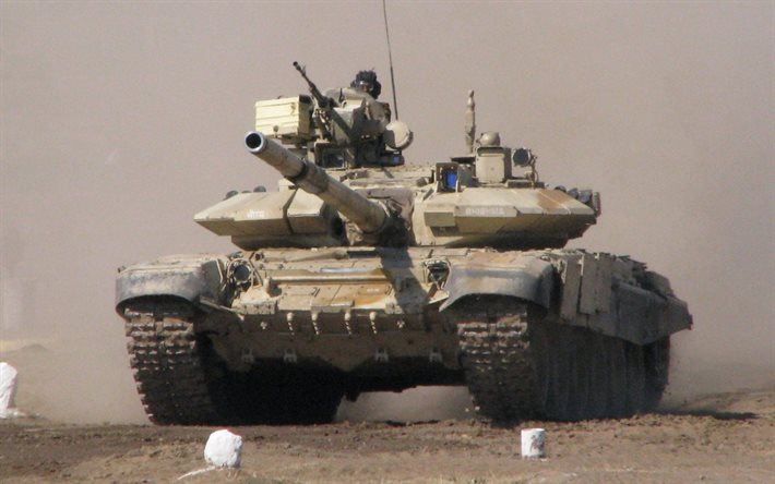 टैंक, t-90, व्यायाम
