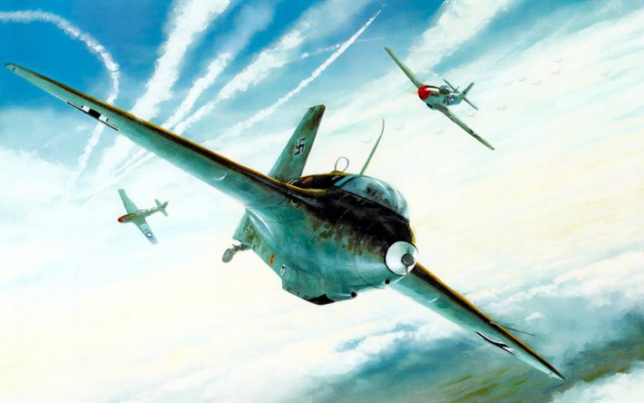 alte flugzeuge p-51, p-51