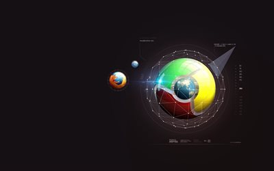 ロゴ, サファリ, mozilla, クローム, google chrome, ブラウザ