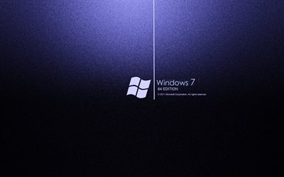 windows7, 로고, 64-bit)