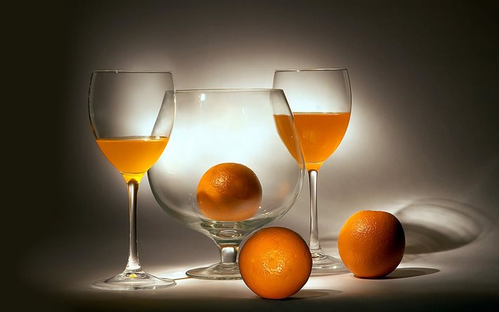naranjas, jugo de naranja, apelsini