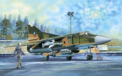 the mig-23, fighter