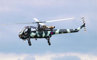 westland scout, helicópteros militares, reino unido