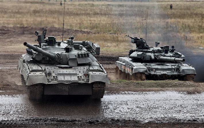 panzer, t-80, t-90, militär-boden