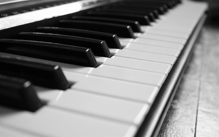 piano, pianon koskettimet