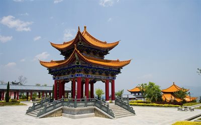 चीनी शैली, चीनी gazebo, पूर्व