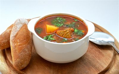 sopa, o primeiro prato