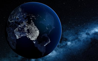 globo del mundo, australia, transparentes mundo, los continentes