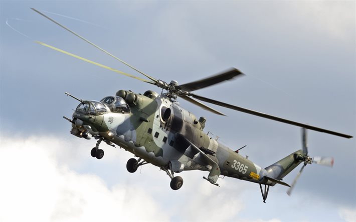 helikopteri tykkialukset, mi-24v