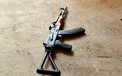 كلش, aks-74, آلة, الأسلحة الصغيرة, كلاشينكوف