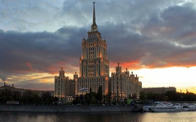 Moskova, Ukrayna, otel, gothel akşam