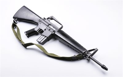 بندقية, m16, بندقية آلية, الأسلحة
