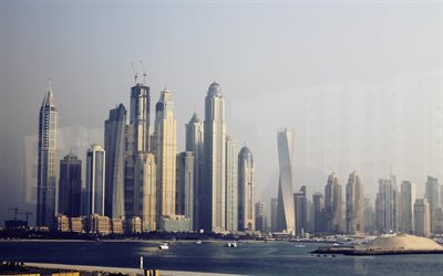 गगनचुंबी इमारतों, दुबई, व्यवसायिक केंद्र
