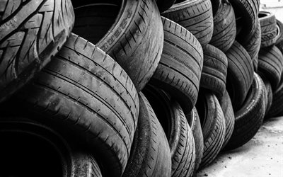 sini, gum, tires, rubber, old tires, photo