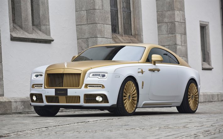 Rolls Royce Wraith, 2016 cars, Mansory, tuning, Palm Edition 999, luxury cars