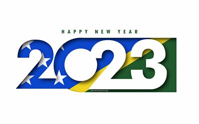 새해 복 많이 받으세요 2023 솔로몬 제도, 흰 배경, 솔로몬 제도, 최소한의 예술, 2023 솔로몬 제도 개념, 솔로몬 제도 2023, 2023 솔로몬 제도 배경, 2023 새해 복 많이 받으세요 솔로몬 제도
