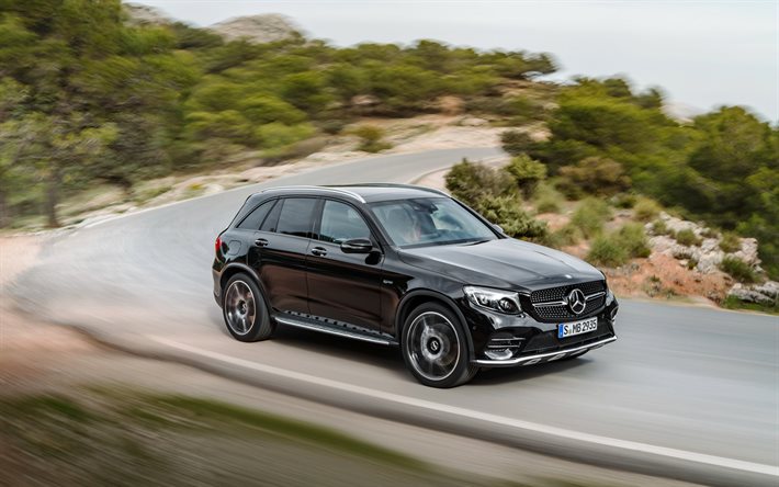 Mercedes-Benz, 2016, GLC-Class, X253, AMG, crossover, road, speed